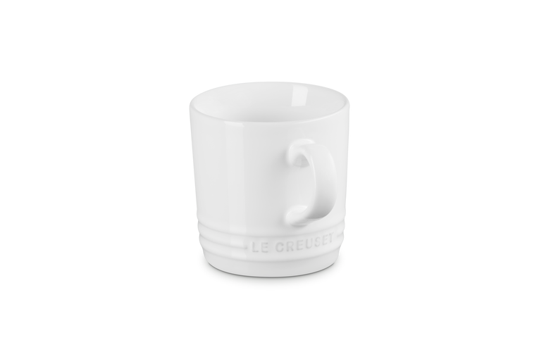 Le Creuset Stoneware Cappuccino Mug 200ml White - Durable, Elegant Coffee Cup | Keans Claremorris