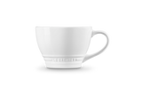 Le Creuset Stoneware Grand Mug 400ml White, durable, scratch-resistant, dishwasher safe, perfect for coffee or soup – Keans