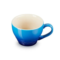 Le Creuset Stoneware Grand Mug 400ml in Azure blue, durable and stylish, available at Keans Claremorris.