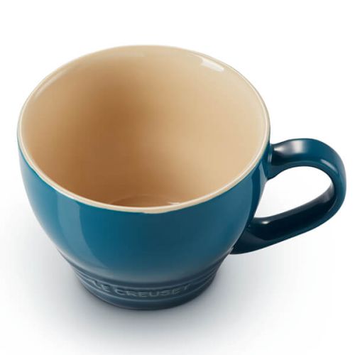 Le Creuset Stoneware Grand Mug 400ml in Deep Teal – Durable, stylish coffee cup | Keans Claremorris