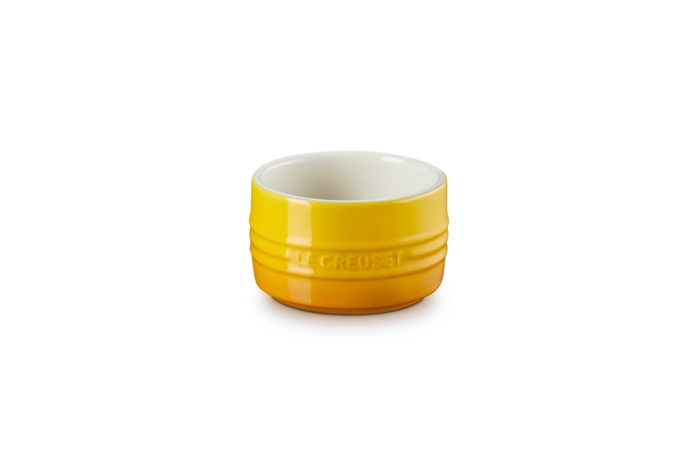Le Creuset 200ml stackable stoneware ramekin in Nectar, heat-resistant, dishwasher safe – available at Keans Claremorris.