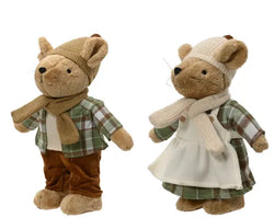 Standing Christmas Mouse Figure 30cm – Assorted Design