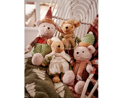 Standing Christmas Mouse Figure 30cm – Assorted Design