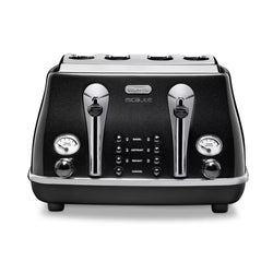 Delonghi Icona Toaster Black | CTOM4003.BK