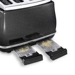 Delonghi Icona Toaster Black | CTOM4003.BK