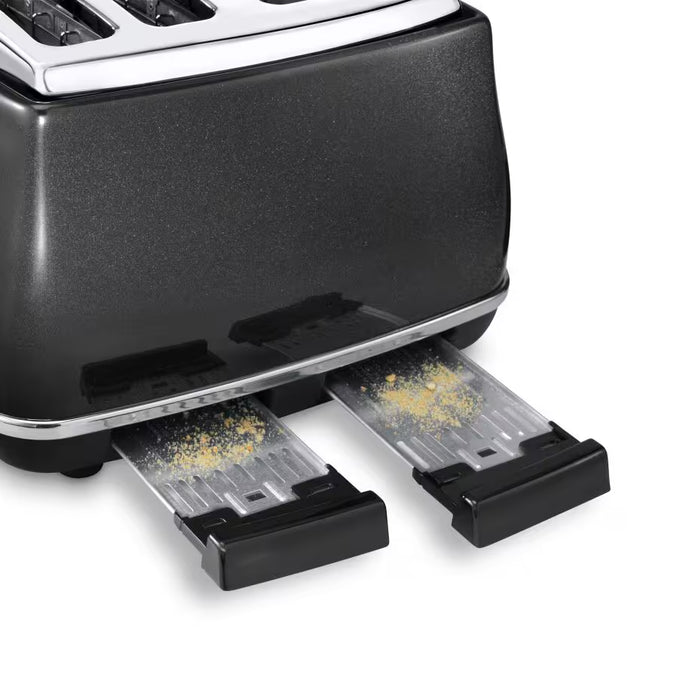 Delonghi Icona Toaster Black | CTOM4003.BK - Image 3