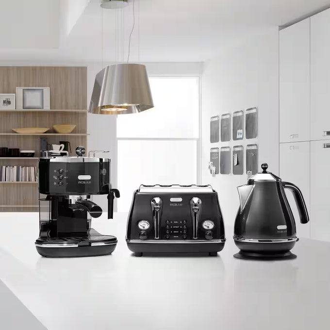Delonghi Icona Toaster Black | CTOM4003.BK - Image 5