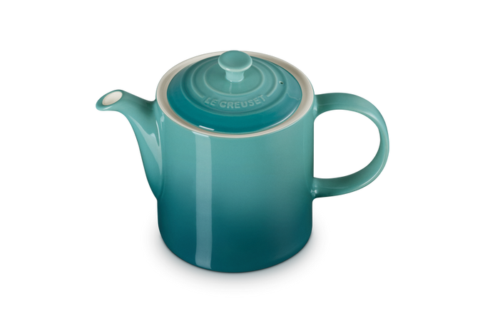 Le Creuset 1.3L Grand Teapot Blue Riviera - Image 2