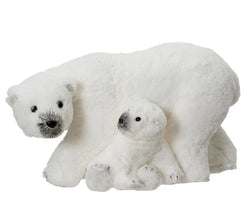 Polar Bear with Baby –  w49cm x h27cm