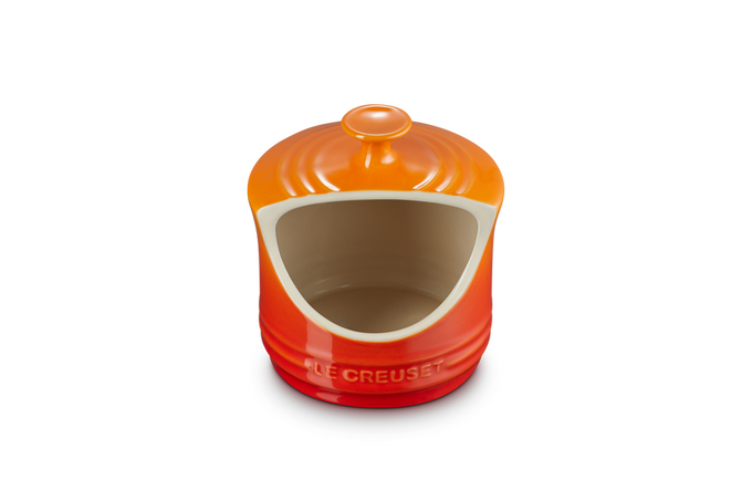 Le Creuset Salt Pig Volcanic stoneware container for kitchen storage – available at Keans Claremorris
