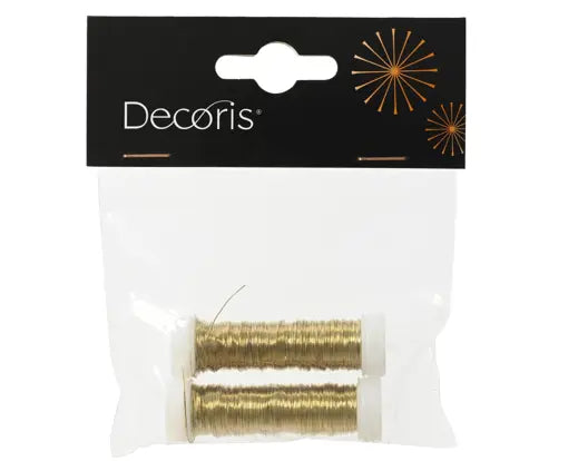 Gold Craft Wire on Plastic Spool – 2 x 600cm - Image 1