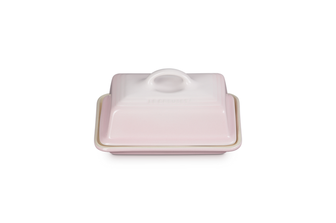 Le Creuset Butter Dish in Shell Pink – Durable Stoneware Butter Keeper | Keans Claremorris