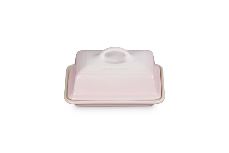 Le Creuset Butter Dish in Shell Pink – Durable Stoneware Butter Keeper | Keans Claremorris