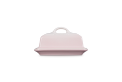 Le Creuset Butter Dish in Shell Pink – Durable Stoneware Butter Keeper | Available at Keans Claremorris