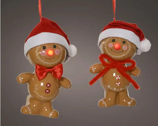 LED Gingerbreadhanger flashing effect BO indoor 2ass - Image 1
