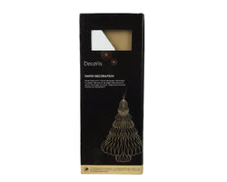 White Paper Tree with Champagne Painted Edge, 40cm – Decorative tabletop tree from Keans Claremorris