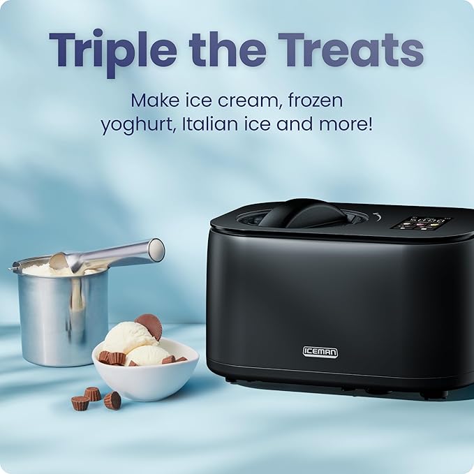 Iceman Trio Ice Cream Machine| RJ64-10-BLK-UK - Image 2