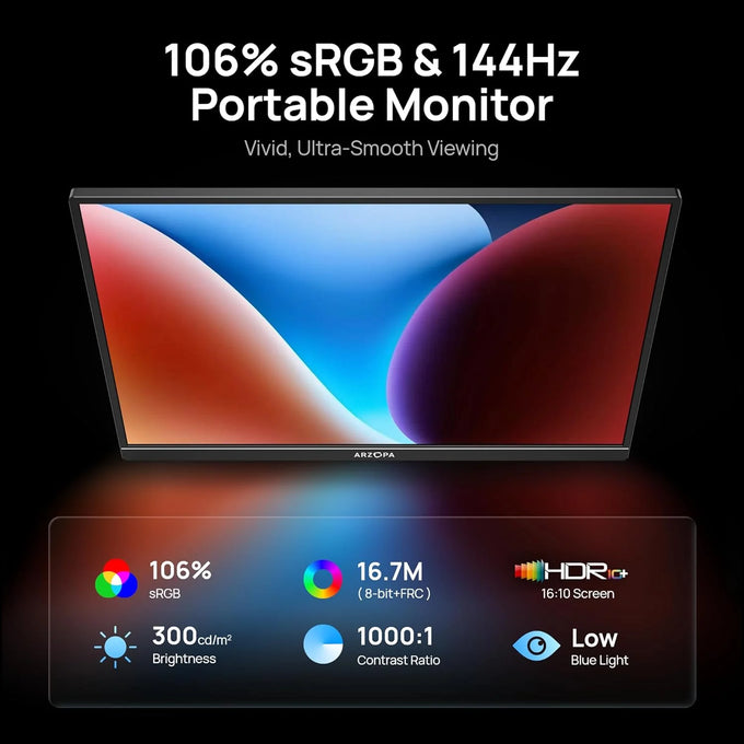Aozopa Z1FC 16.1" Portable Monitor| AZ01006 - Image 2