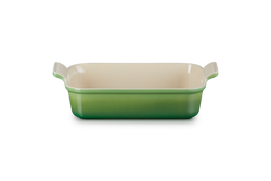 Le Creuset 26cm Bamboo Deep Rectangular Dish, durable glazed stoneware, heat-resistant, scratch-resistant – Keans Claremorris