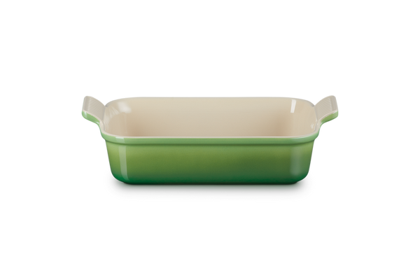 Le Creuset 26cm Bamboo Deep Rectangular Dish, durable glazed stoneware, heat-resistant, scratch-resistant – Keans Claremorris