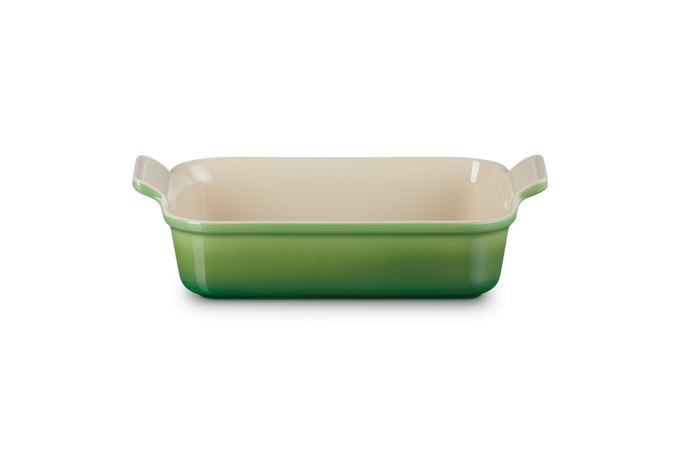 Le Creuset 26cm Bamboo Deep Rectangular Dish, durable glazed stoneware, heat-resistant, scratch-resistant – Keans Claremorris