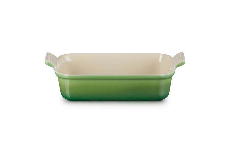 Le Creuset 26cm Bamboo Deep Rectangular Dish, durable glazed stoneware, heat-resistant, scratch-resistant – Keans Claremorris