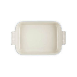 Le Creuset 26cm Deep Rectangular Dish in Chambray blue, durable stoneware bakeware - Keans Claremorris