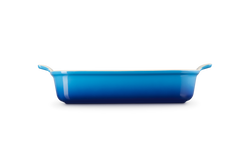 Le Creuset 32cm Deep Rectangular Dish in Azure Blue – Durable, Stylish Bakeware | Keans Claremorris