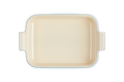 Le Creuset 32cm Deep Rectangular Dish in Azure Blue – Durable Stoneware Bakeware | Keans Claremorris