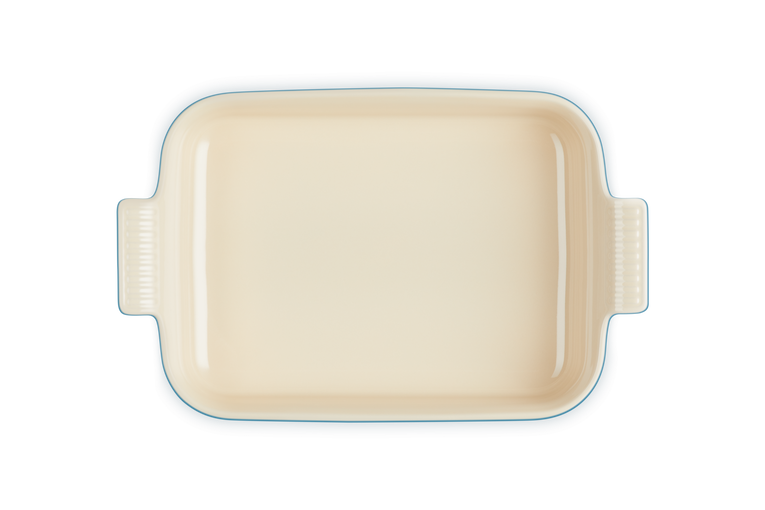 Le Creuset 32cm Deep Rectangular Dish in Azure Blue – Durable Stoneware Bakeware | Keans Claremorris