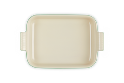 Le Creuset 32cm Deep Rectangular Bamboo Dish, durable stoneware baking dish – available at Keans Claremorris