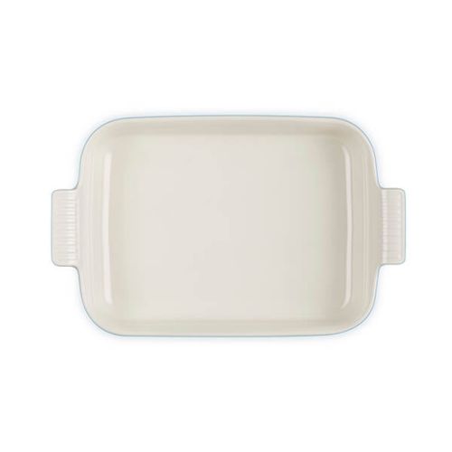 Le Creuset 32cm Deep Rectangular Dish in Chambray blue, durable stoneware cookware – Keans Claremorris