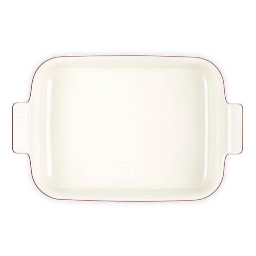 Le Creuset Deep Rectangular Dish 32cm Garnet - Durable Cast Iron Bakeware | Keans Claremorris