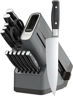 Ninja Foodi StaySharp Knife Block with Integrated Sharpener – Deluxe 14-Piece Set