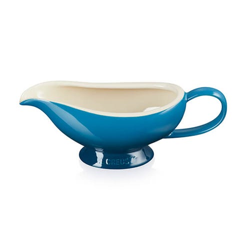 Le Creuset Deep Teal 460ml Stoneware Gravy Boat – Durable, Stylish Serveware | Keans Claremorris