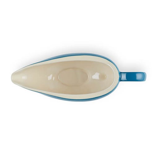 Le Creuset Deep Teal 460ml Stoneware Gravy Boat - Durable, Stylish Serveware | Keans Claremorris