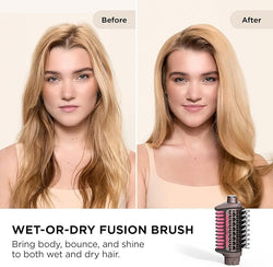 Shark Fusion Hair Straightener with advanced ceramic plates for smooth styling - available at Keans Claremorris