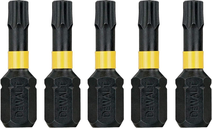 DeWalt Impact Torsion Bits TX30 x 25mm (Pack 5) - Image 1