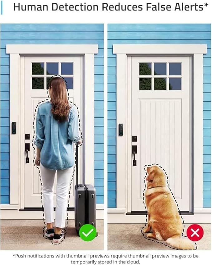 Eufy Video Doorbell 2K with HD video, motion detection, and two-way audio – available at Keans Claremorris.