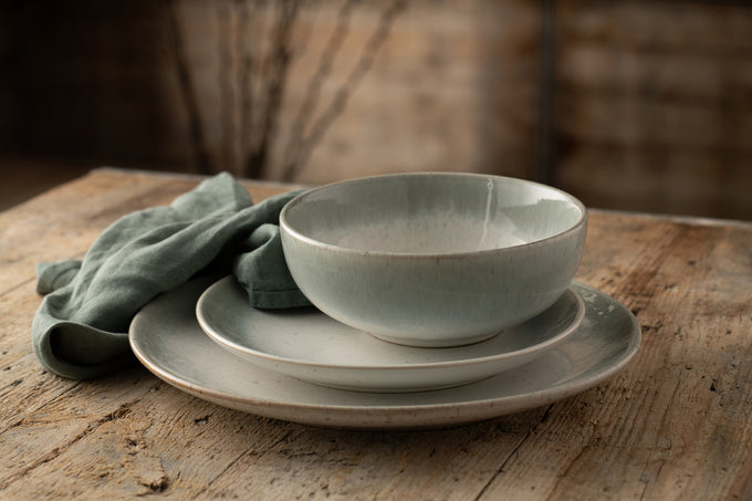 Tivoli Stoneware 12 Piece Dinnerset with durable design, perfect for everyday use – available at Keans Claremorris.