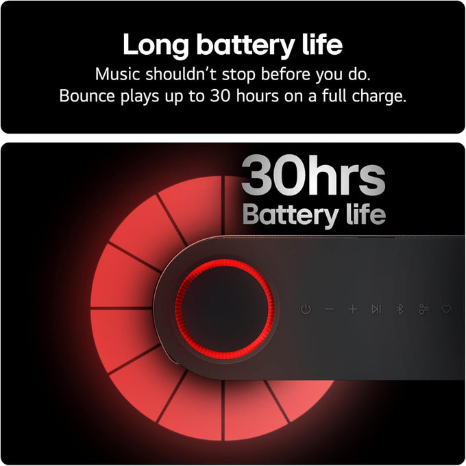 LG Xboom Bounce by will.i.am Wireless Speaker - Black - Image 6