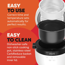 Instant Pot Rice Cooker + Steamer | 12-Cup | 2.8L