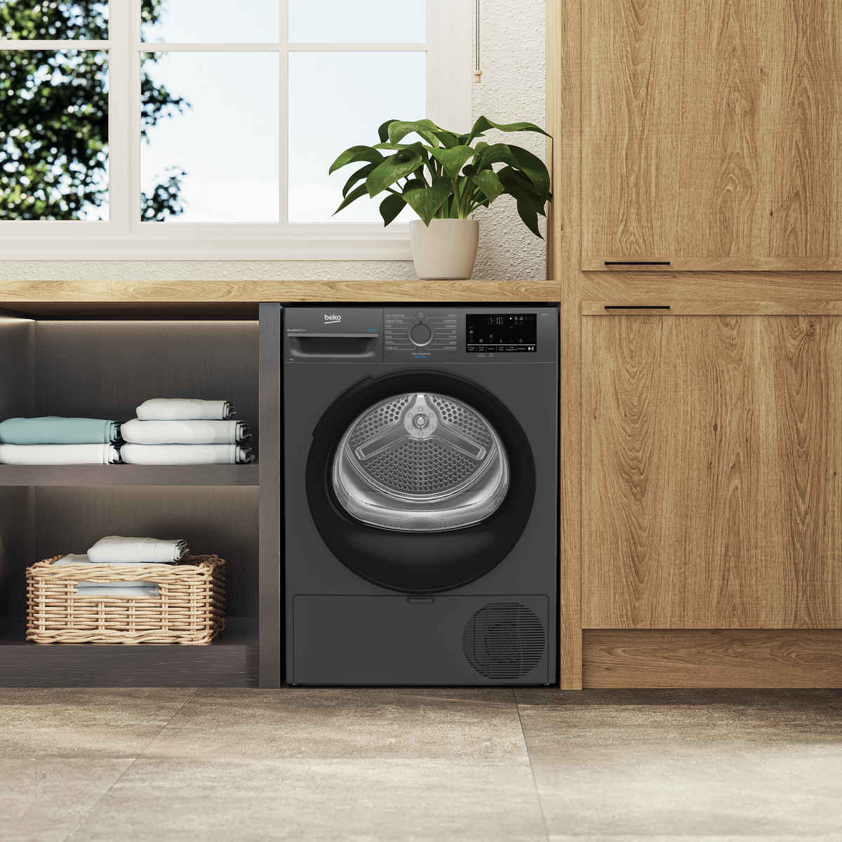 Beko 9kg Heat Pump Tumble Dryer with SteamCure Technology - Image 7