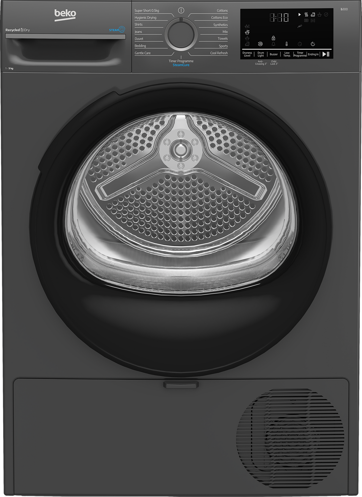 Beko 9kg Heat Pump Tumble Dryer with SteamCure Technology - Image 8