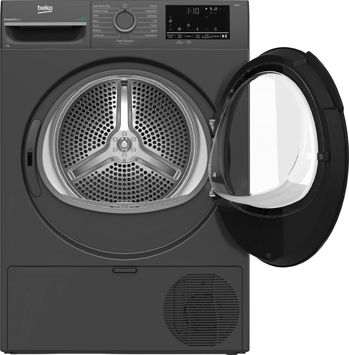 Beko 9kg Heat Pump Tumble Dryer with SteamCure Technology - Image 3
