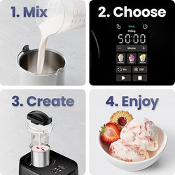 Iceman Trio Ice Cream Machine| RJ64-10-BLK-UK