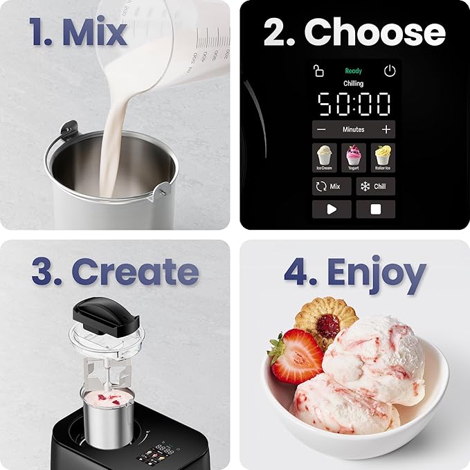 Iceman Trio Ice Cream Machine| RJ64-10-BLK-UK - Image 5