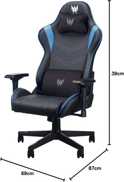 Acer Predator Gaming Chair PGC010 Black Blue 4D Armrest EMEA| GP.G0Z11.001