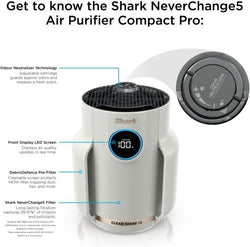 Shark NeverChange5 Compact Pro Air Purifier| HP072UK