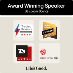 LG Xboom Bounce by will.i.am Wireless Speaker - Black